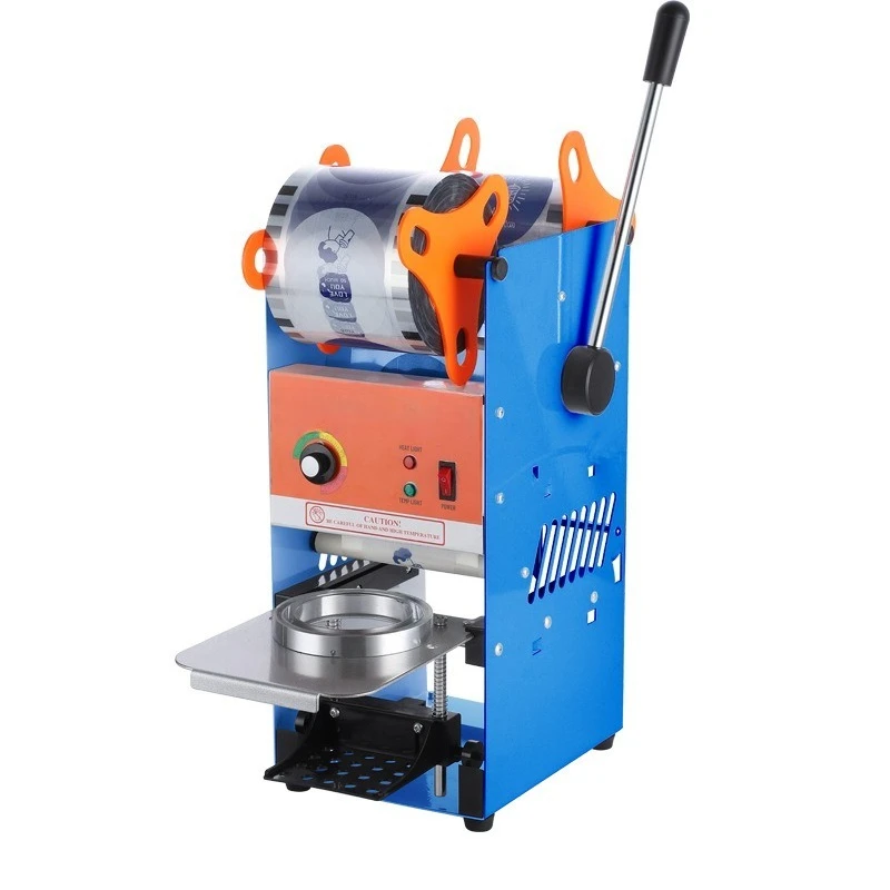 Commercial manual beverage hand pressure sealing machine, soy milk sealing machine, cup sealing machine