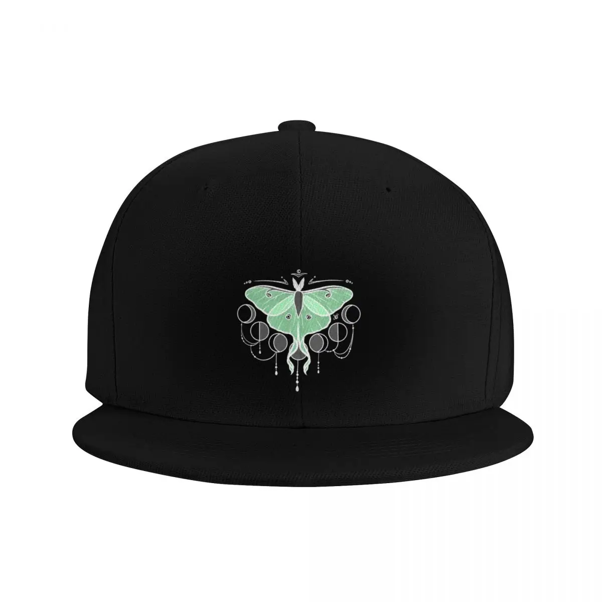 Midnight Luna Moth - Green Baseball Cap Snapback Cap Hood Women's Hats 2024 Men's