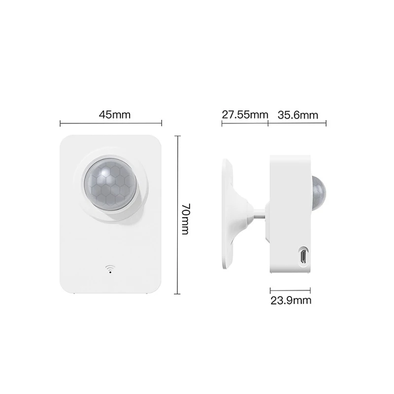 Tuya Motion Sensor Real-time Monitoring Infrared Passive Detector Smart Life Burglar Alarm Sensor Smart Home