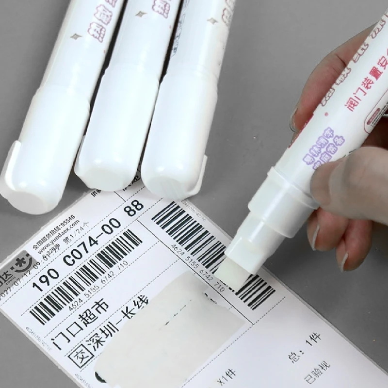 Thermal Paper Correction Liquid Quick Drying Long Lasting for Privacy Correction  Shipping Address  Identity information