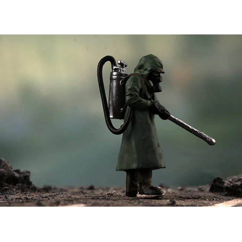 1:72 Scale Model 1 Pcs Realistic Action Figure Chernobyl Biochemical Soldier Dolls Toys DIY Scene Accessory Collection Display