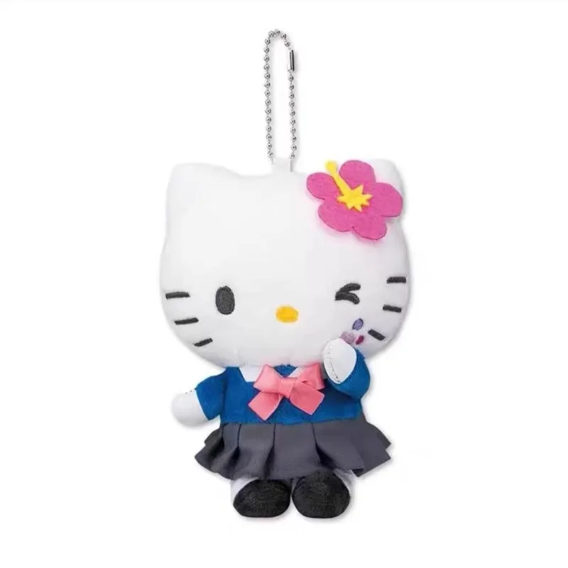Kawaii Sanrio HelloKitty peluche jouet mignon édition limitée 50th anniversaire série peluche poupée sac à dos pendentif Anime Festival cadeau