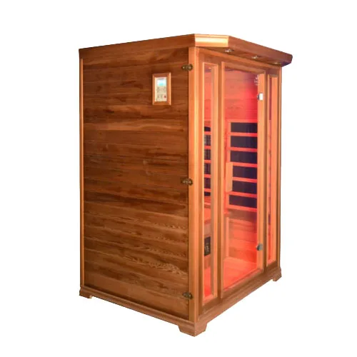 2022 Luxury Popular Home Sauna Wooden Portable Infrared Heater Ozone Far Infrared Sauna for 2 persons