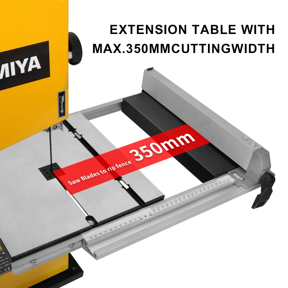 Imagem -04 - Komiya Máquina de Madeira com Mesa de Extensão Band Saw Bench 8