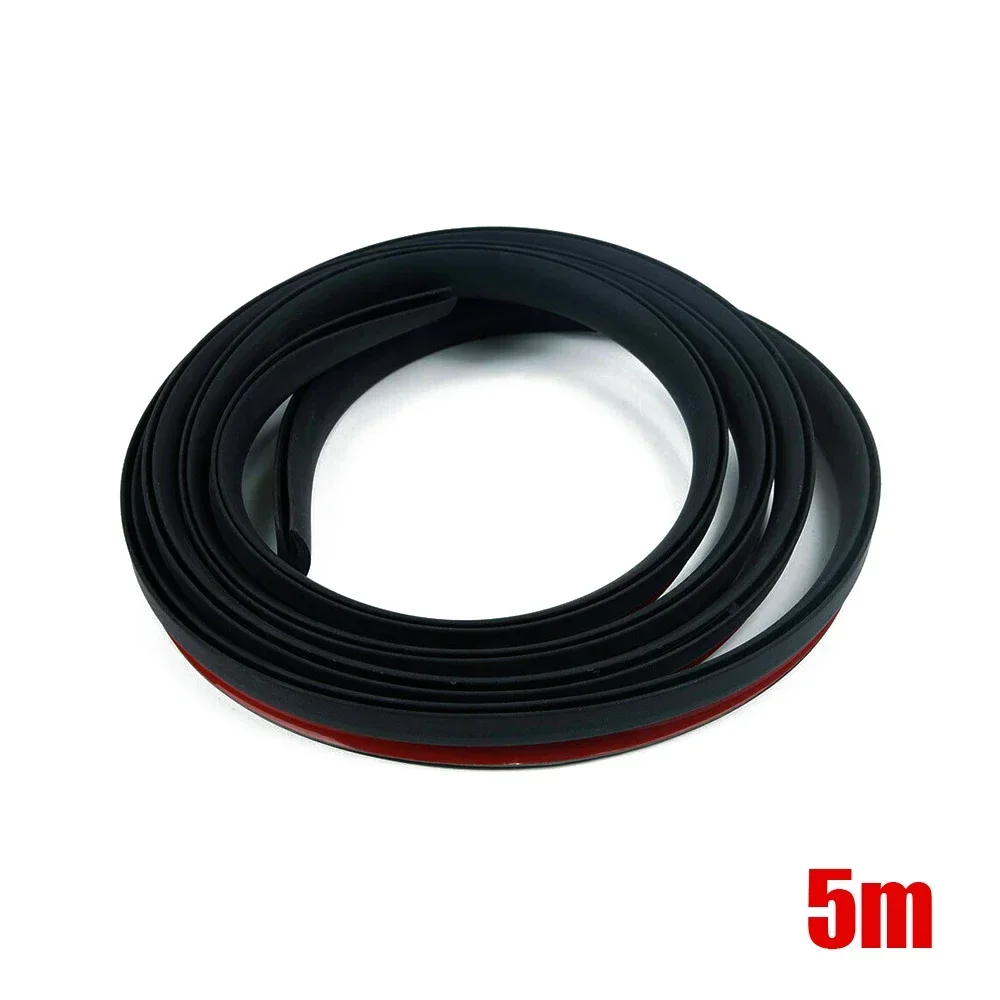 T-Shape 5M Car Door Rubber Seal Strip Hood Trunk Trim Edge Moulding Weatherstrip Edge Moulding DIY Car Protector Accessories