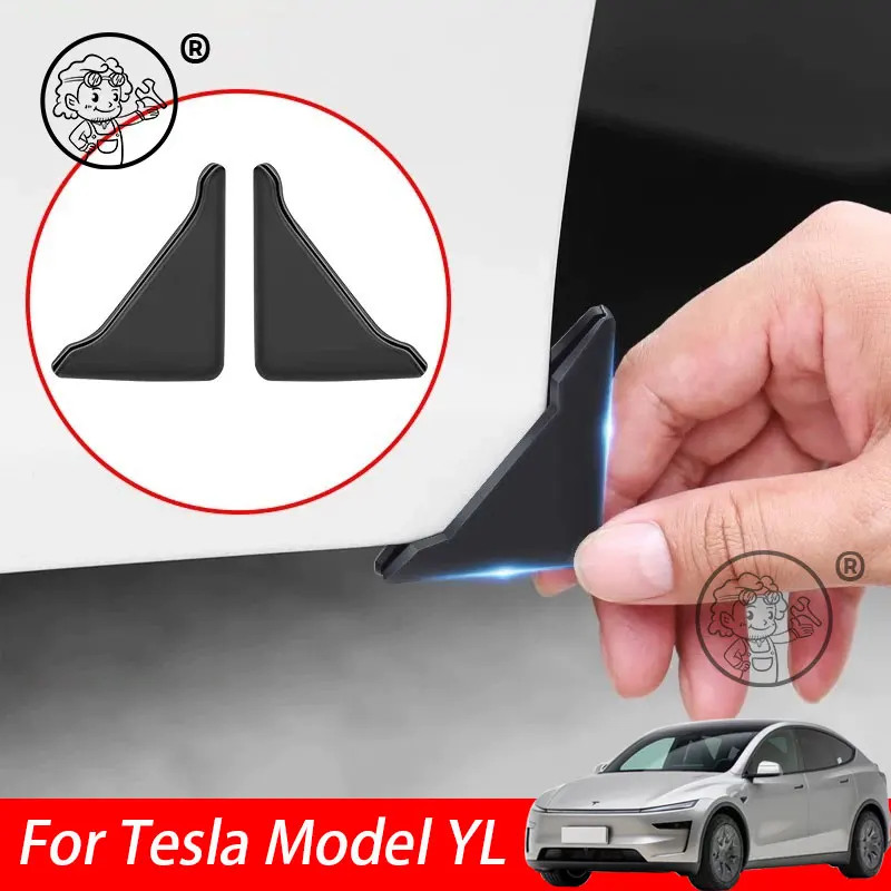 For Tesla Model YL 2026 2027 Car Door Corner Protector Cover Anti-Collision Guard Car Modification Accessories