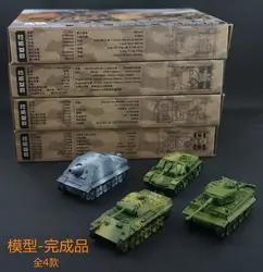 1:72 Germany WWII Tiger Panther Sturmtiger Stype Assembly Tank 4D Model Plastic Assemble Toy