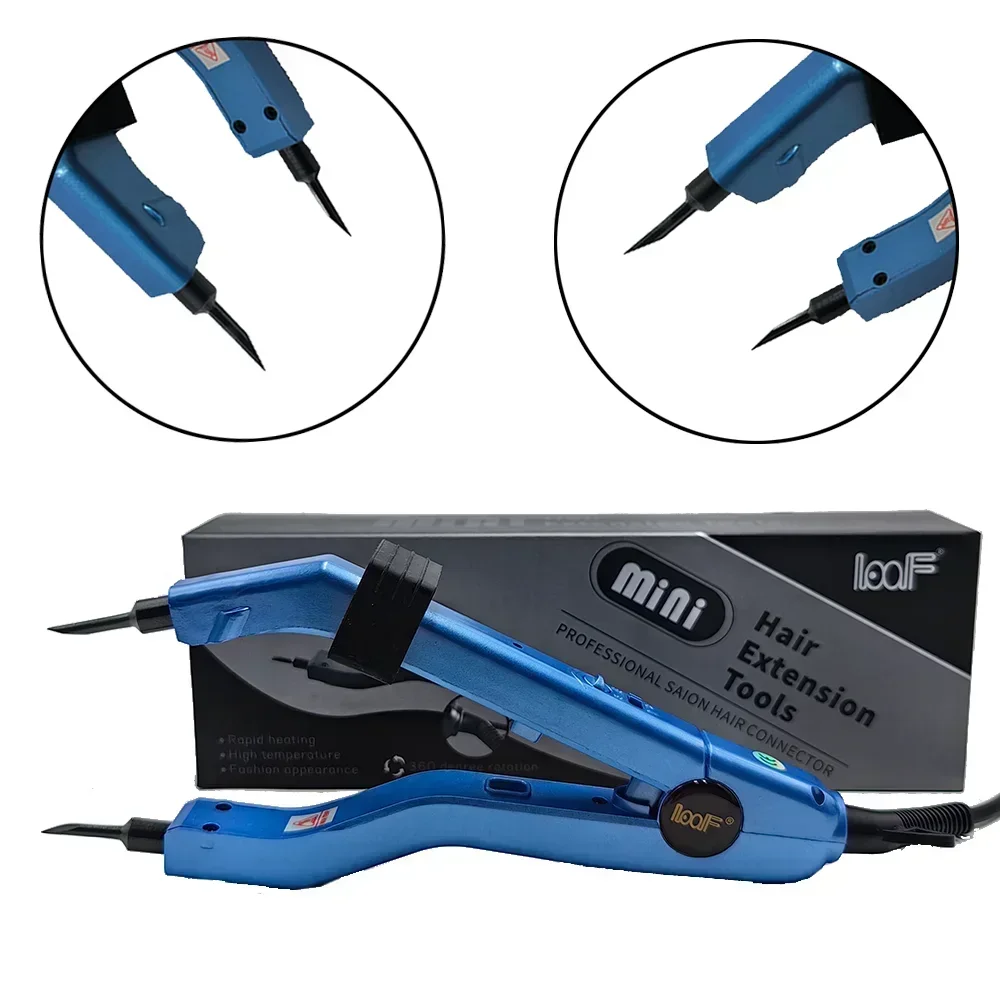 

2025 Best Temperature Hair Connectors Keratin Bonding Heat Iron Hair Extension Mini Heating Tip Adjustable Tools