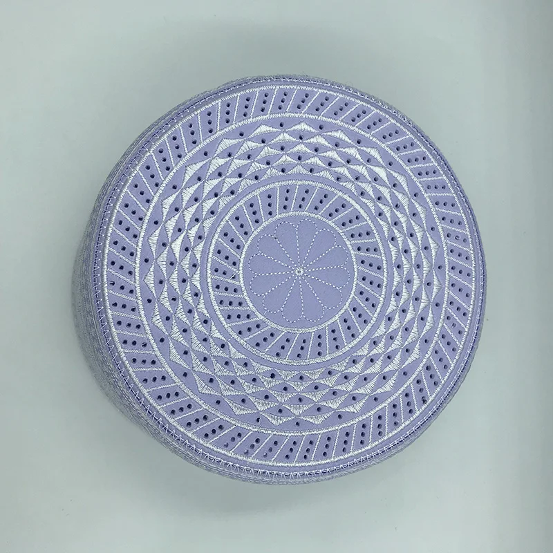 หมวกคลุมศีรษะผ้าฝ้ายปักลายสำหรับผู้ชายมุสลิม ผ้าคลุมศีรษะแบบอิสลาม สไตล์ซาอุดิอาระเบีย ท็อปคิปปอต ผ้าโพกหัวสำหรับเสื้อผ้าผู้ชาย