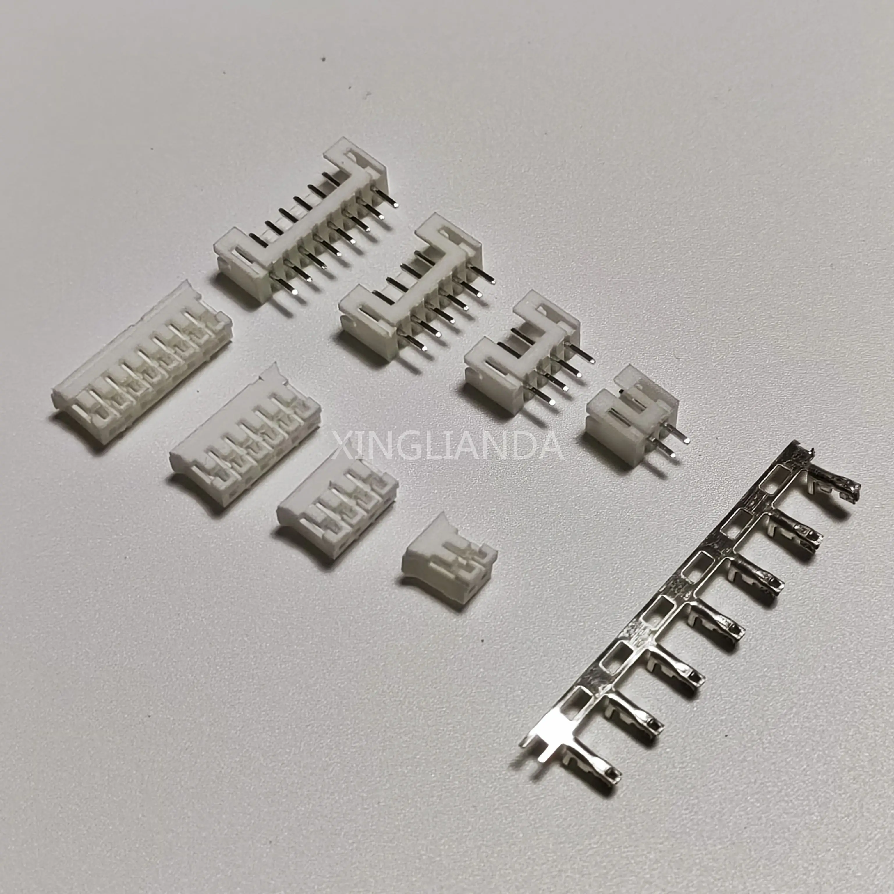 50 Sets/Lot PH2.0 Connector 2.0mm Pitch 2/3/4/5/6/7/8P Housing Straight Needle Pin Header Terminal Connector