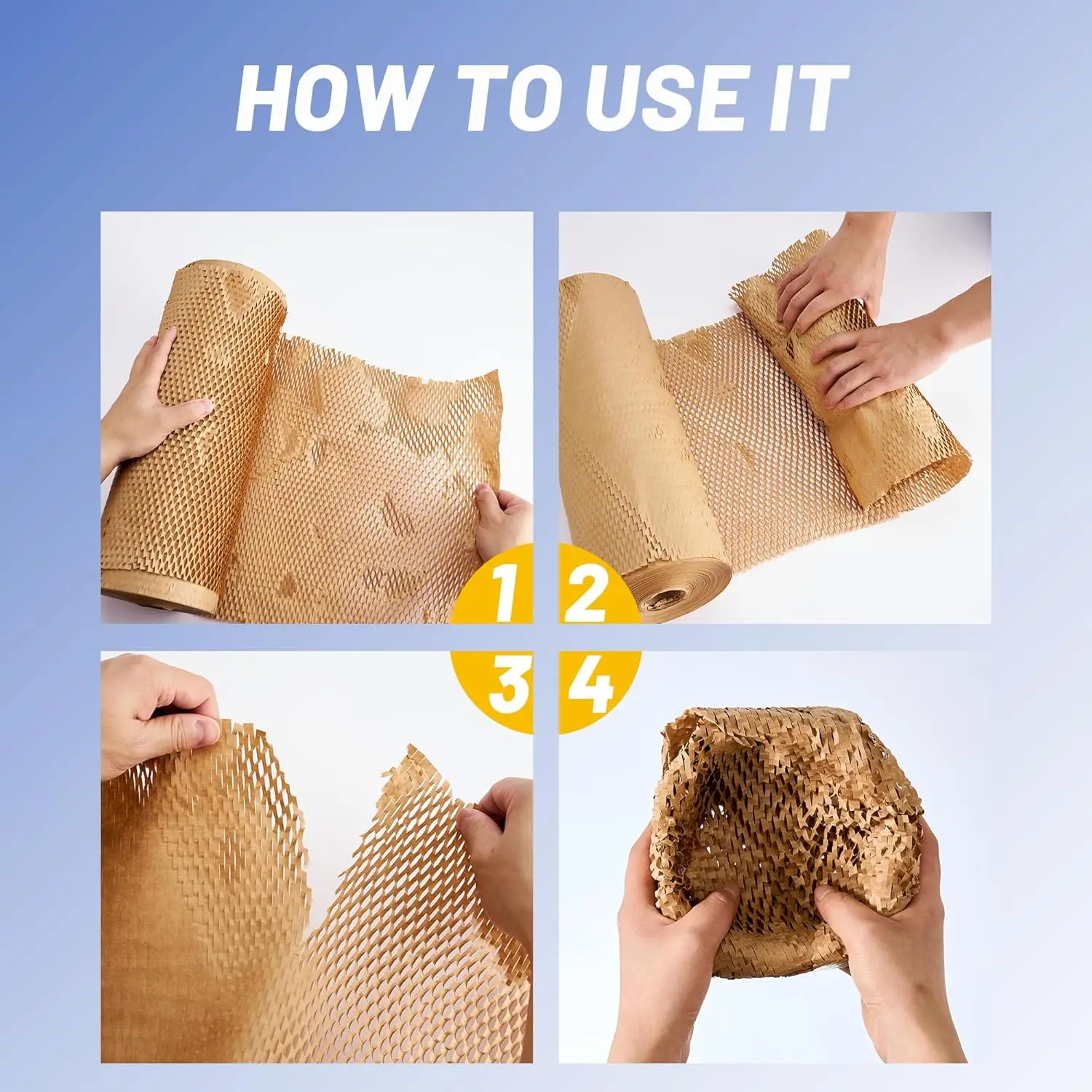  15"x800'-Bubble Wrap Substitute Alternative for Shipping, Moving Supplies, Small Business