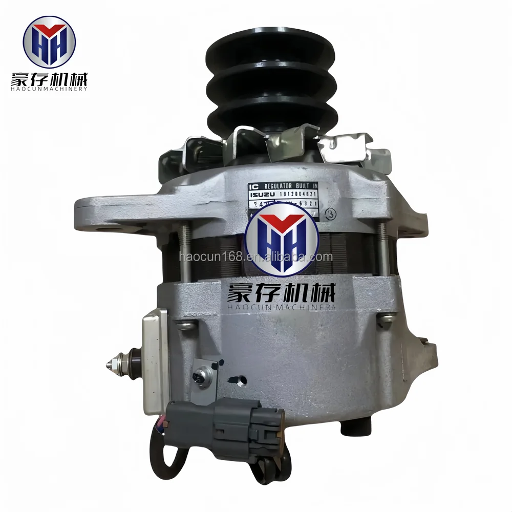 High quality Ex-factory price Generator Excavator Alternator Generator 1-81200482-1 1-81100414-1 for 6HK1