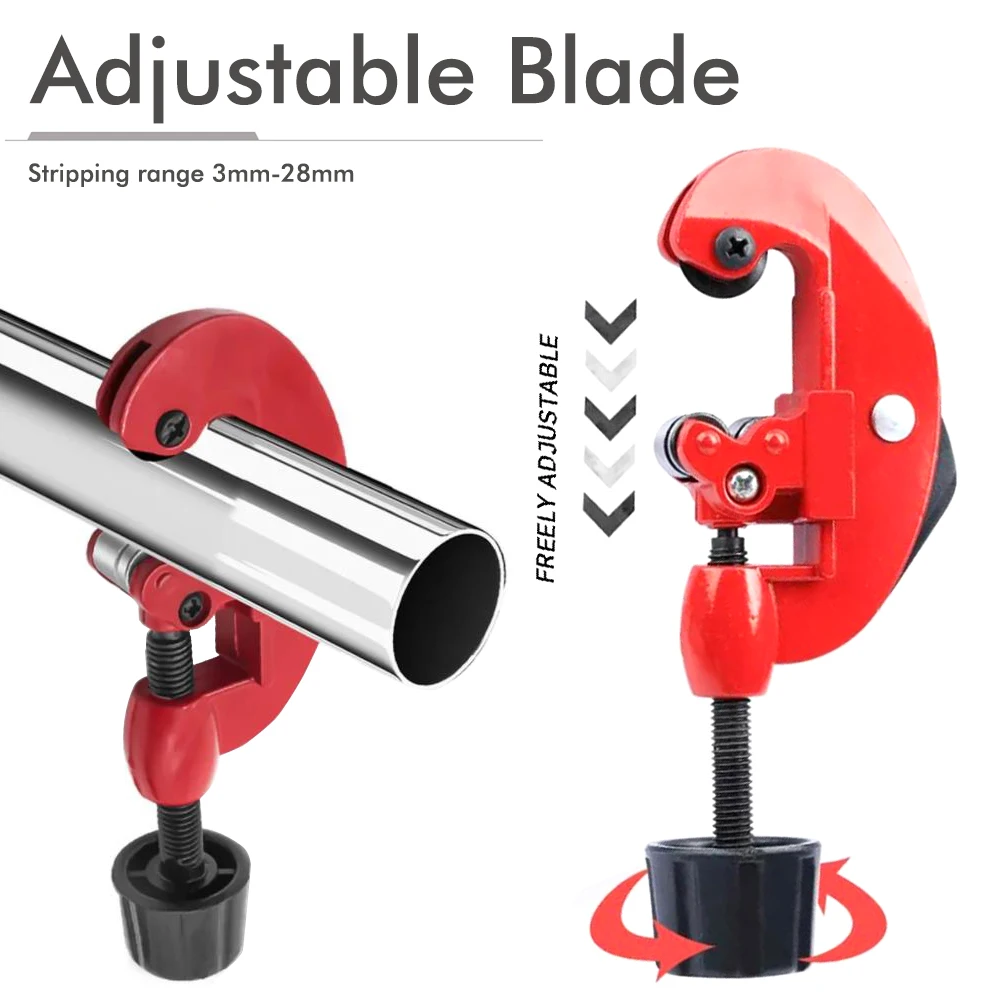3-28mm Tube Cutter Flaring Tool Kit Tube Expander Expansion Mouthparts Pipe Cutter Reamer Device For Copper Tube Flaring Tools