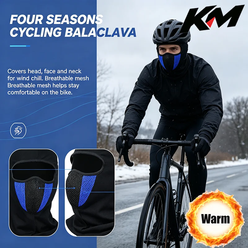 Riding Mask Motorcycle Bike Wind Protection Sunscreen Breathable Full Face Mask Balaclava Hat Scarf Hood Moto Biker Wind Cap
