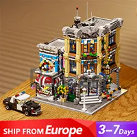 Police Office Building Blocks 3200PCS MOC 89134 Modular Buildings Architecture Model Desktop Decoration Brick Puzzle Toys Gift