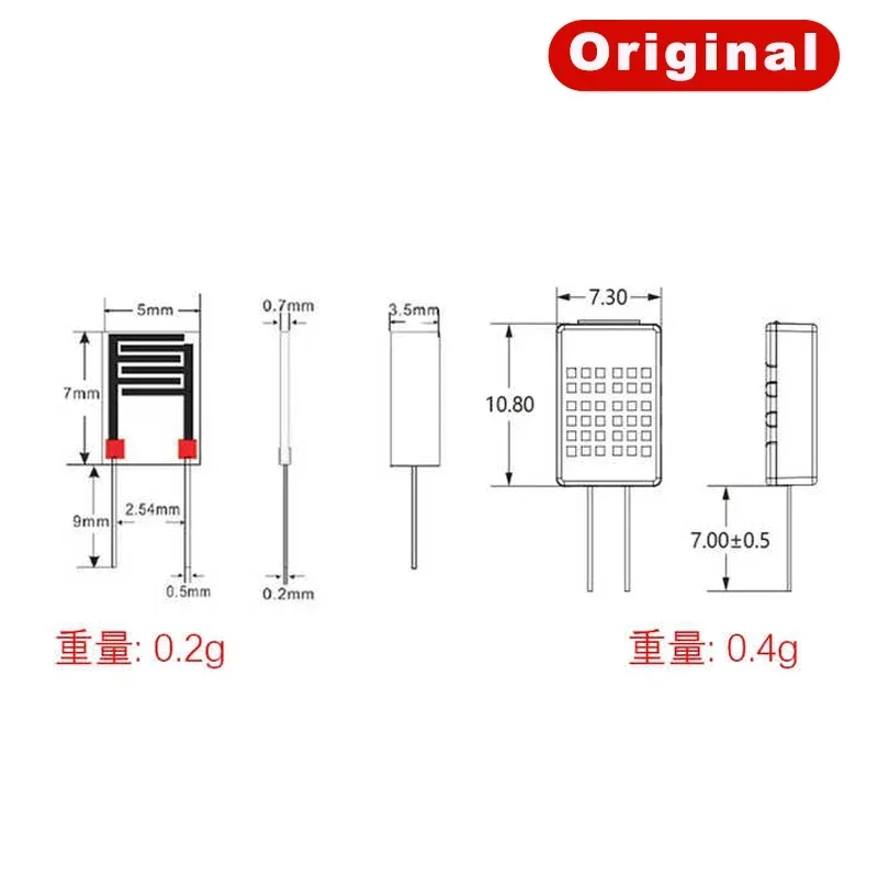 10PCS HR202L Digital Temperature and Humidity Sensor