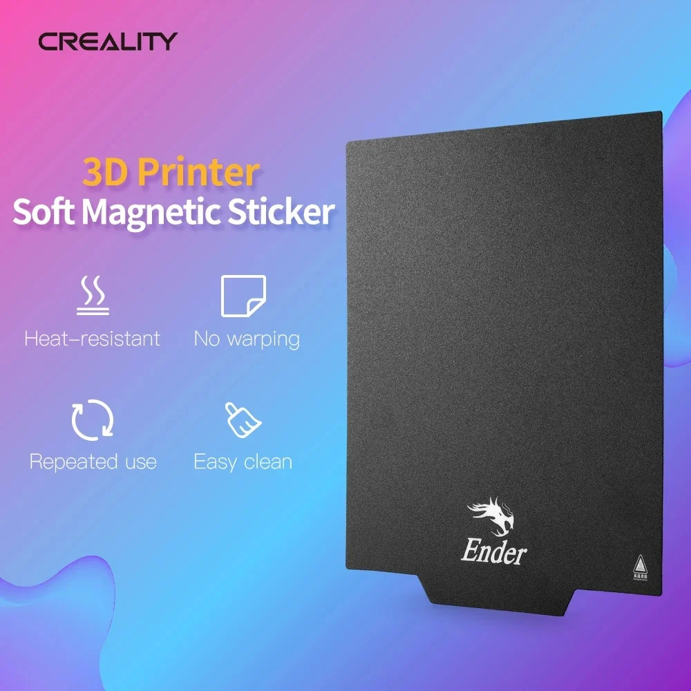 Creality-Placa de superficie de construcción magnética flexible Ender 3, 235x235mm, almohadillas adhesivas, cama caliente para/Ender-3