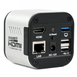 4K 1080P UHD LAN WIFI6 USB USB3.0 Video Microscope Camera Measurement LINUX USB Mouse For Phone Tablet PCB IC Observe Soldering