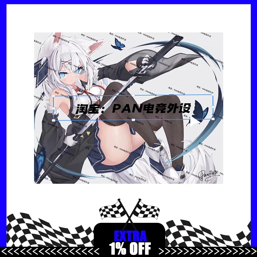 PAN Esports Frostblade Glass Mousepad Smooth and Speed Mouse Pad FPS Coating Full Coverage Primer For APEX CSGO PC Accessories