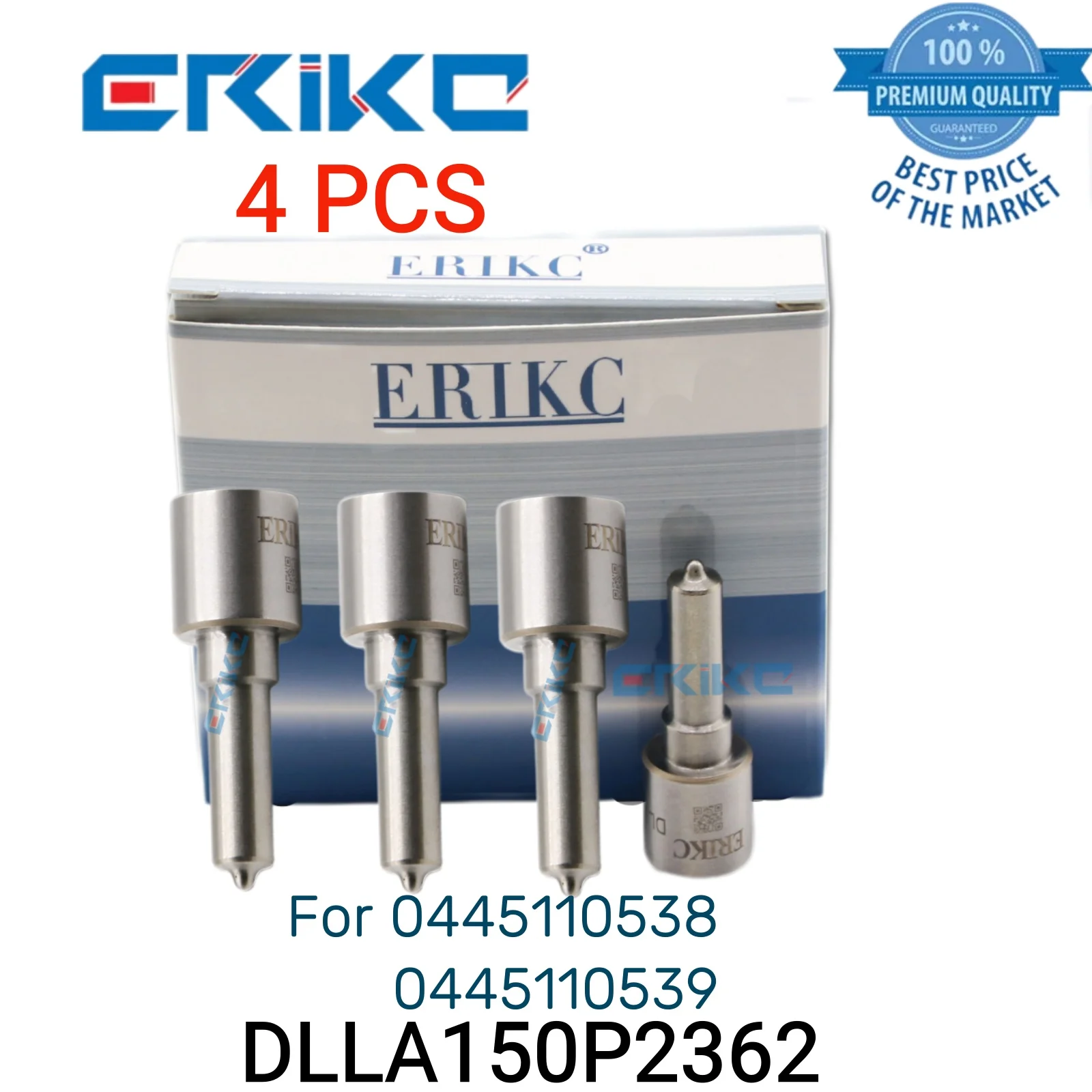 

4 PCS DLLA150P2362 Original Diesel Fuel Nozzle DLLA 150 P 2362 Jet Nozzle Assy DLLA 150P2362 Noozle Fuel FOR 0445110538 539