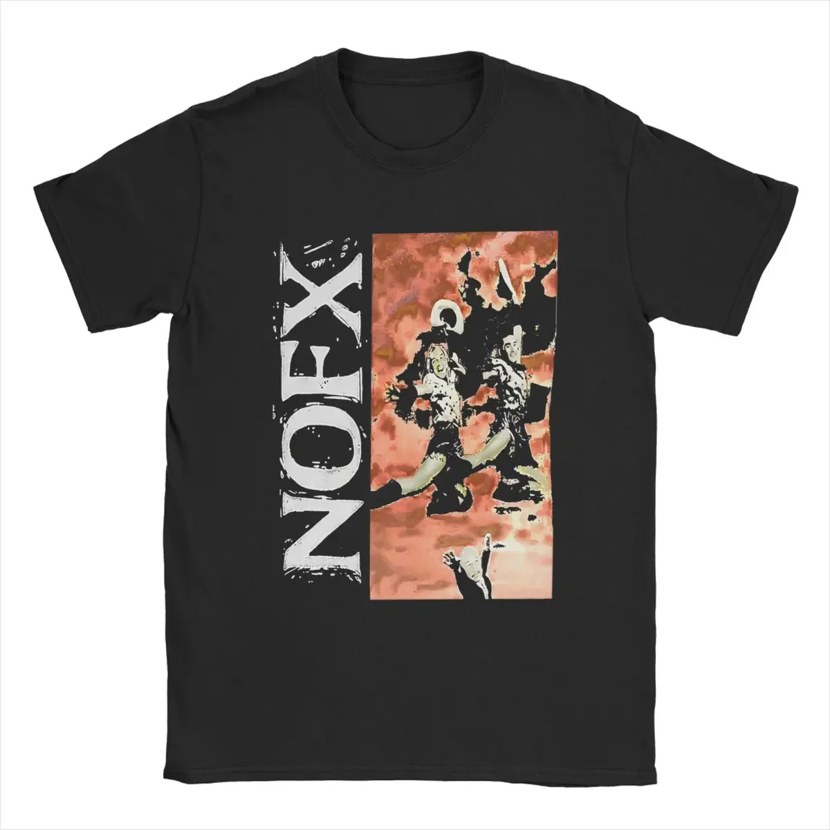 

Awesome Funny Dance Nofx Idol Gift T-Shirts Men Round Neck 100% Cotton T Shirts Punk Rock Band Short Sleeve Tees Summer Clothing