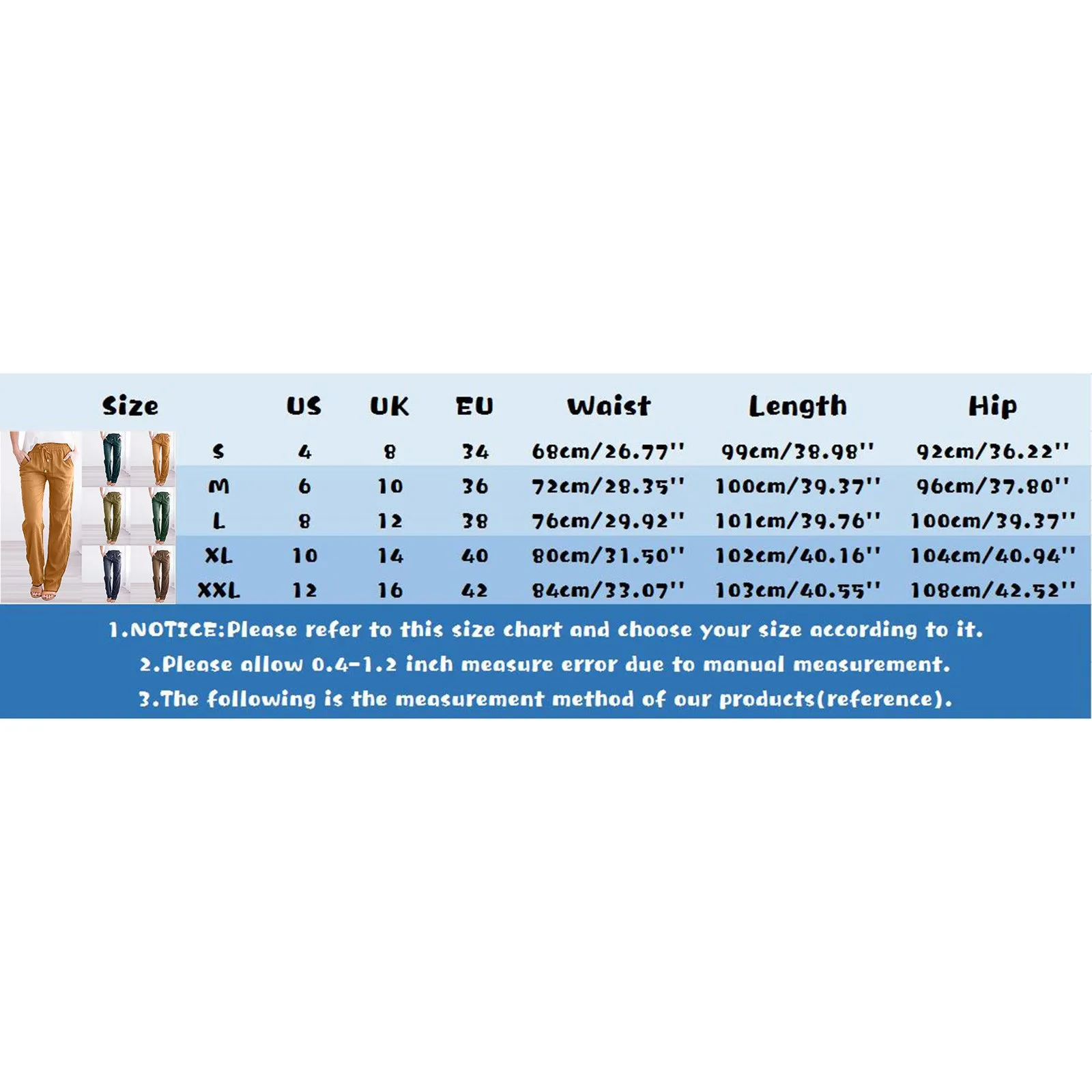 And Straight Solid Elastic Pants Long Drawstring Women Waist Casual Pants Stretching Waist Casual Solid Elastic Long Pants