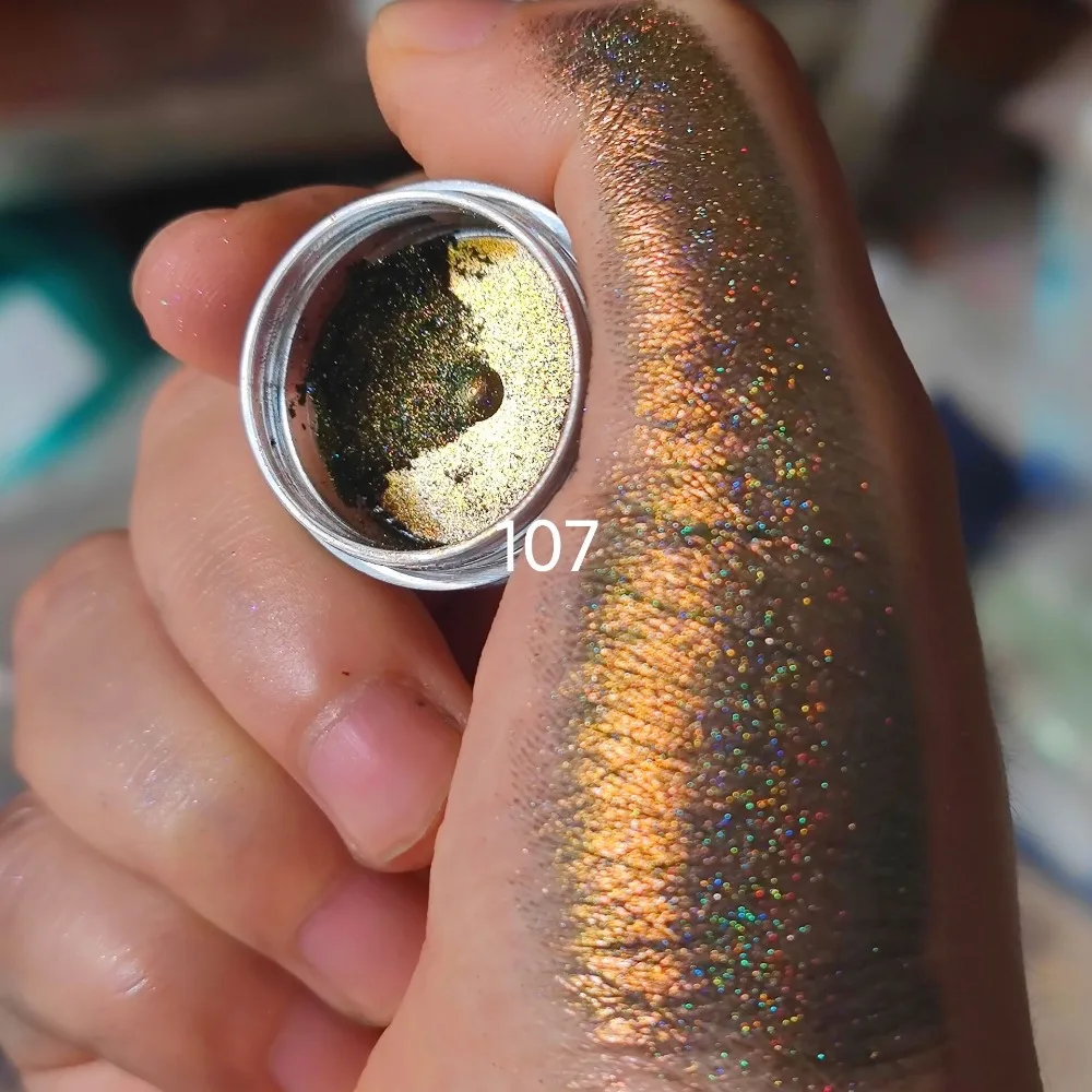 Rainbow MultiChrome Eyeshadow Powder Shining Eyeshadow Rainbow Eyeshadow Powder 0.2g Glitter Glitter Color Shift Eyeshadow Nail