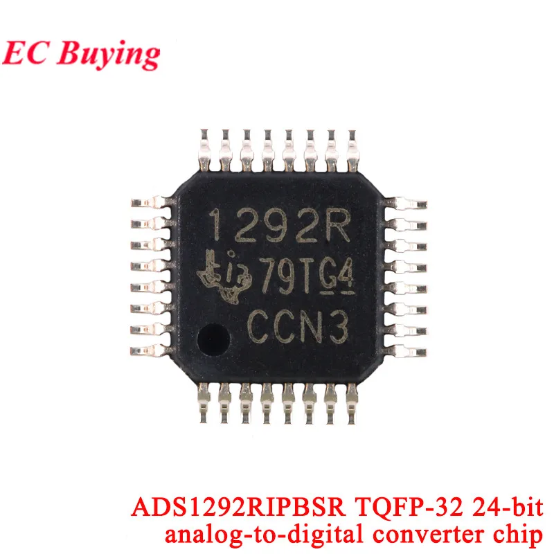 2Pcs/1pc ADS1293 ECG Digital Electrocardiogram Physiological Signal Measurement Module 3 Channel 24 Bit Analog Front End ADS1292