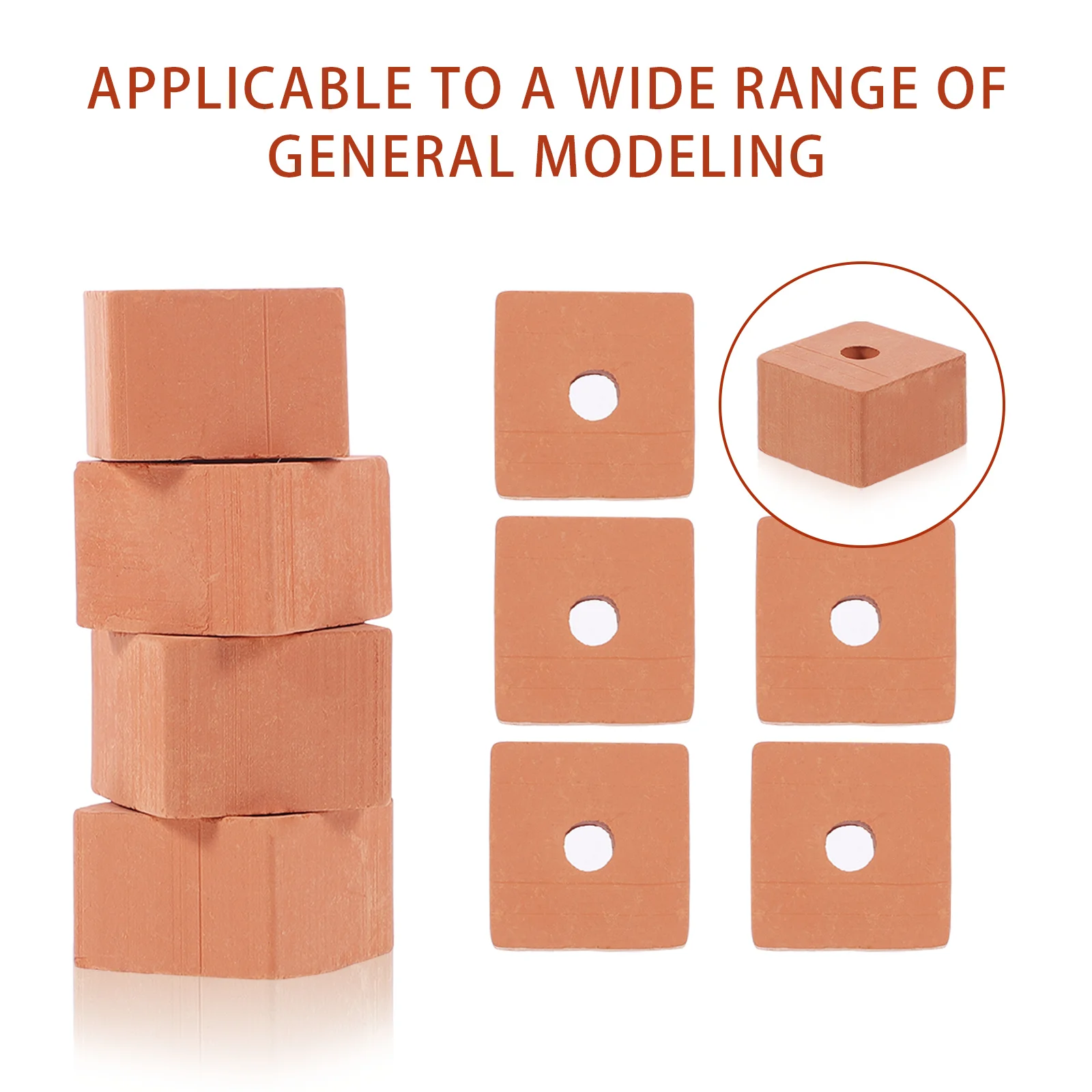 

20 Pcs Decorations Miniature Building Materials Bricks Diy Blocks Small for Kids Crafts