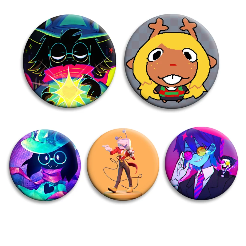 Role-playing Video Game Deltarune Soft Button Pins Cartoon Brooch Jeans Clothes Bags Accessories Jewelry Badges Gift for Friends