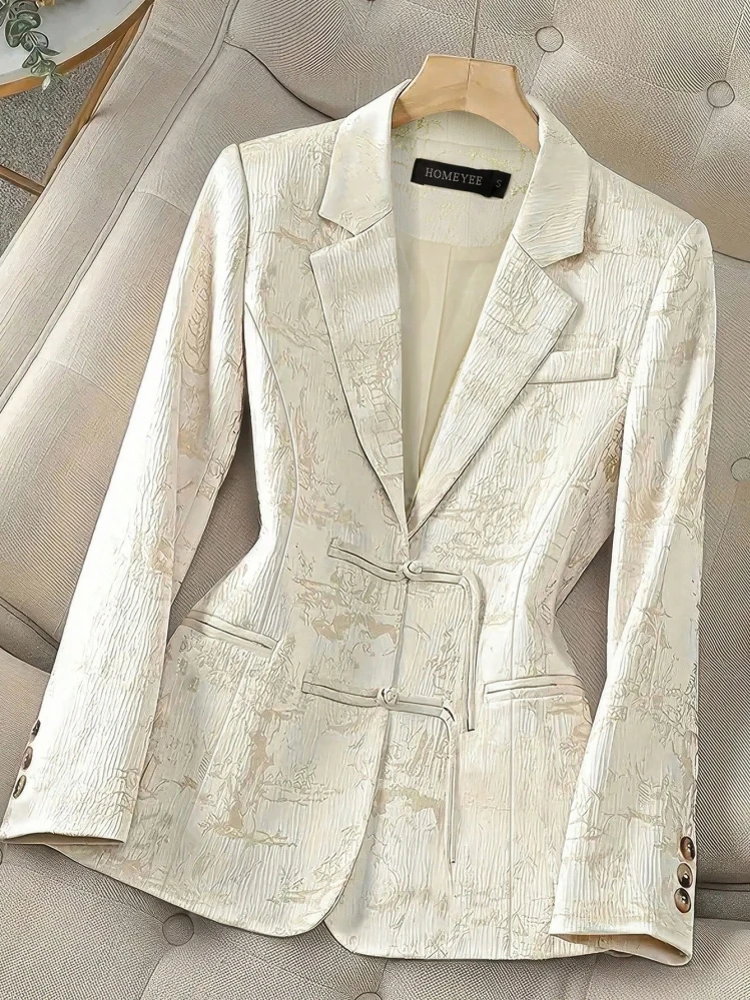 

Новинка 2026: Весенний женский повседневный блейзер, удлиненный, с длинным рукавом, для женщин, зимний пиджак-блейзер