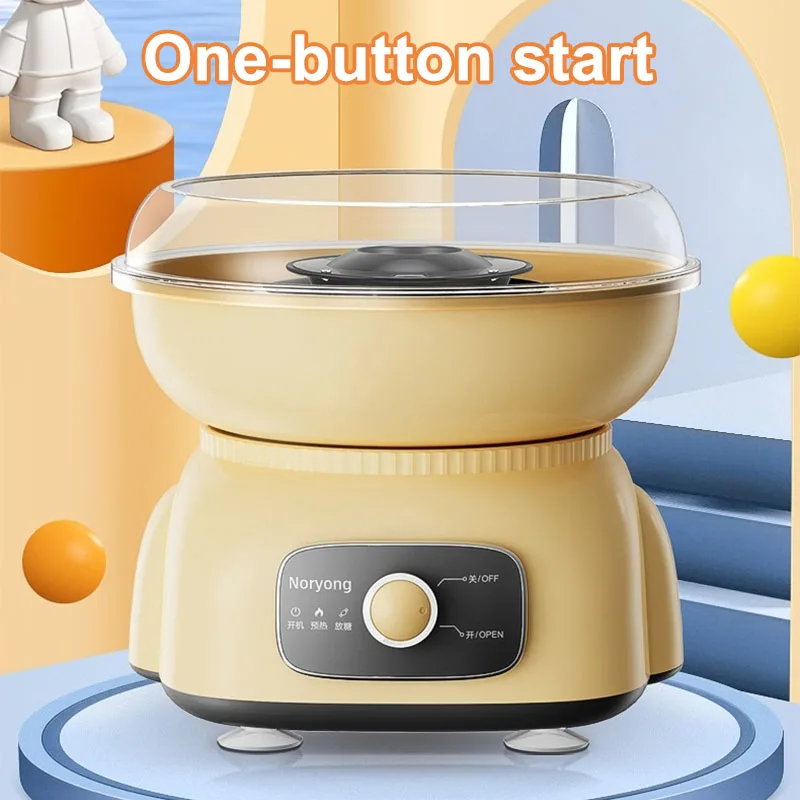 220V small household children's DIY cotton candy machine food grade PP material low-noise cotton candy maker