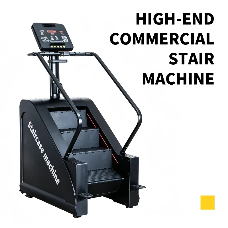 Commercial Electric Stair Master Climber with Steel Frame and Foldable Design for Gym Cardio Fitness-lofit Brand LED Display