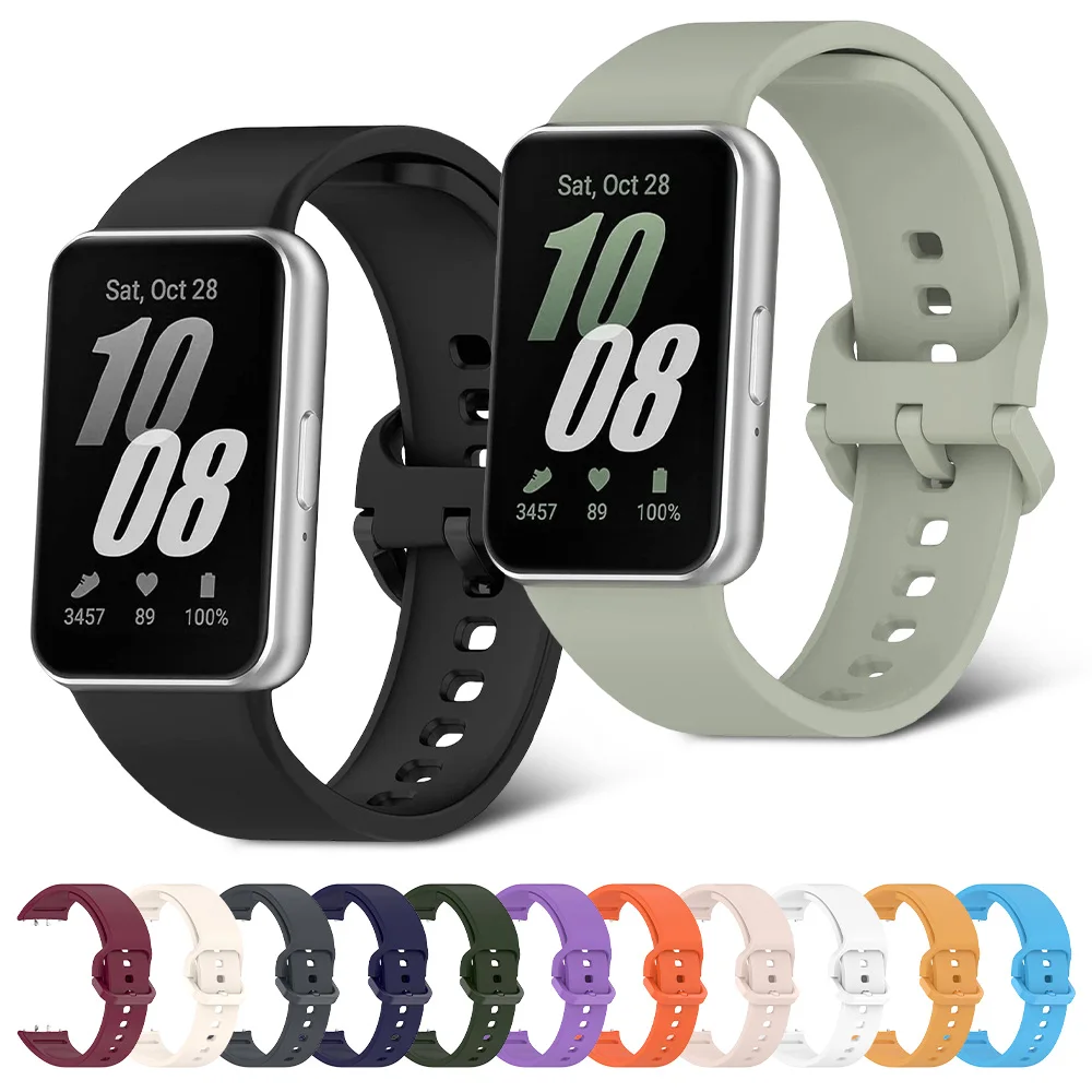 Sportarmbänder für Samsung Galaxy Fit 3 Smartwatch, Ersatzarmband, Silikon-Armband, Galaxy Fit 3 Band Zubehör