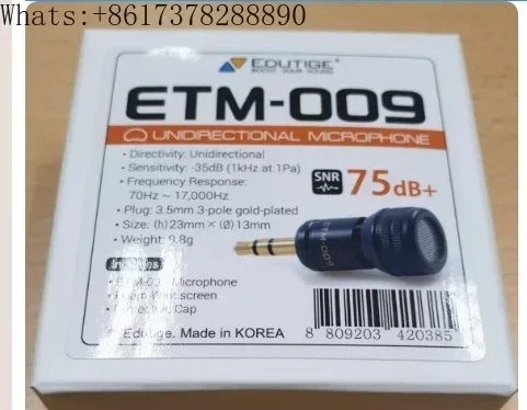 Korea EDUTIGE Black Card/ZV1/E10 Mirrorless Camera Live VLOG Pointing Microphone Microphone ETM-009
