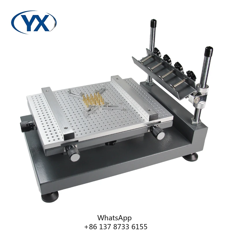 

YX3040 Manual SMT Stencil Printer PCB Silk Screen Printers High Precision Solder Paste Screen Printing Machine