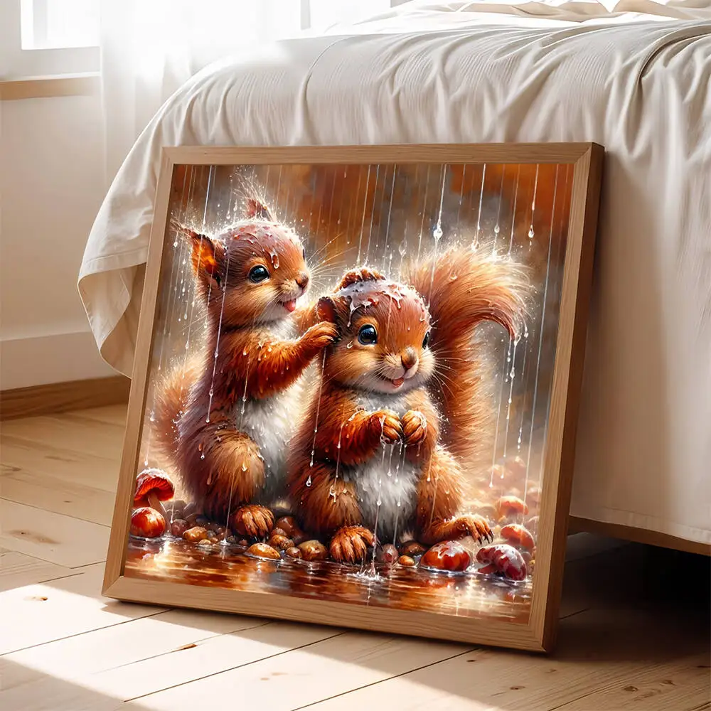 EverShine 5D Diamant Malerei Hund Katze DIY Mosaik Voll Platz Runde Bohrer Stickerei Tier Strass Bilder Hause Freizeit Geschenk