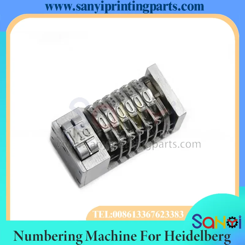Heidelberg Numbering Machine Disc 6 Digit 7 Digit All Steel For 4×8 Printing Machine Spare Parts