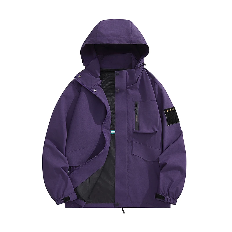 

Outdoor Single-layer Hard Shell Assault Suit, Spring Summer Three Proof Outdoor Windproof and Waterproof Mountaineering Jacket