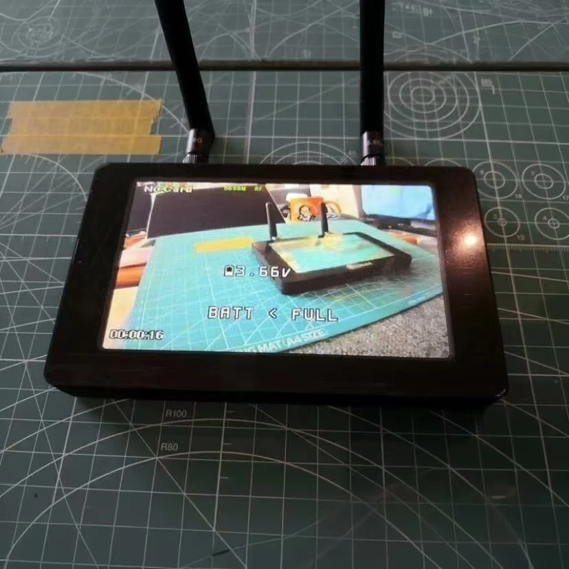 

FPV 5.8G 5 inch Screen Mini FPV Monitor DVR 3.8V 4000mAh Battery 5.8G FPV Receiver 5 Inch 800x480 Dot High Brightness LCD Screen