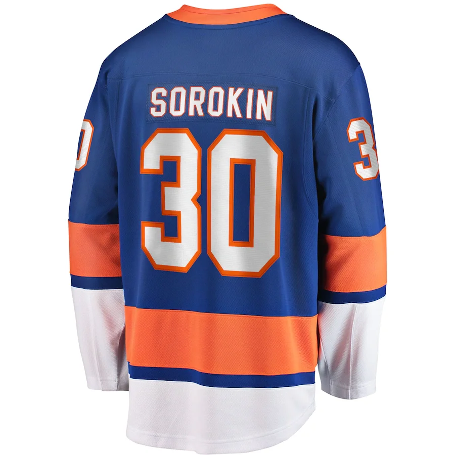 

2025 Wholesale Stitched New York Hockey Jersey Men Youth Barzal Lee Sorokin Ice Hockey Uniform