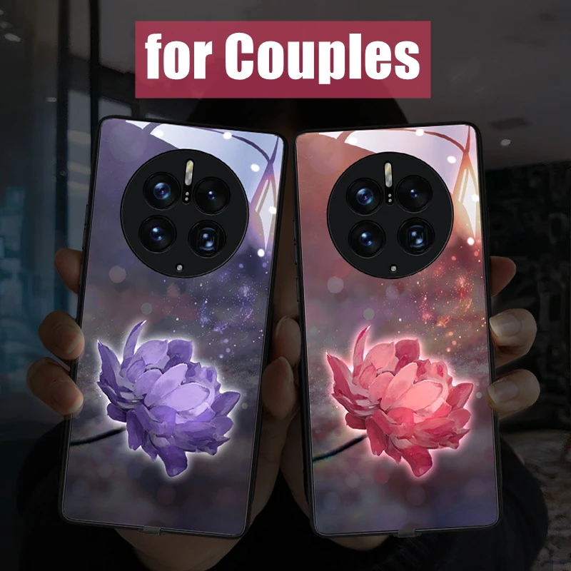 

Lotus Flower LED Light Glowing Case for OPPO Reno 6 7 8 9 10 Find X5 OnePlus 6 6T 7 7T 8 8T 9 9R Ace Nord N20 N200 Pro Plus SE