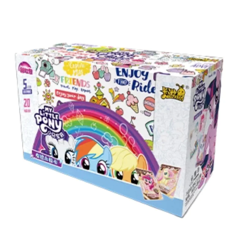 KAYOU Genuine My Little Pony Card Huiyue 9 SC Zhi Zhen Jing Huan Ka Animation Cartoon Game Collection Card Peripheral Toy Gift image 3