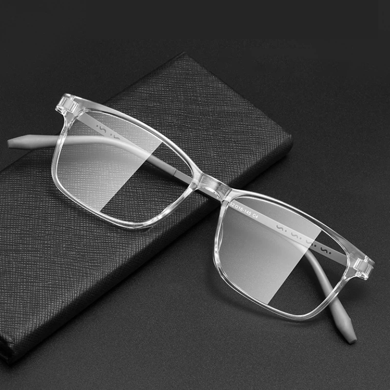 Glasses Frame Men Ultralight Square Myopia Prescription Eyeglasses Male Metal Full Optical Frame Screwless Eyewear 99103T