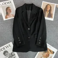 Elegant Office Lady Blazers for Women 2025 Fashion Long Sleeve Single Button Blazer Coats Female Top Suit Jackets Outerwears - Image 4