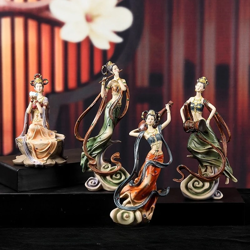 

Высококачественный новый китайский стиль Dunhuang Flying Apsaras орнамент Zen классическая фигура декор для гостиной