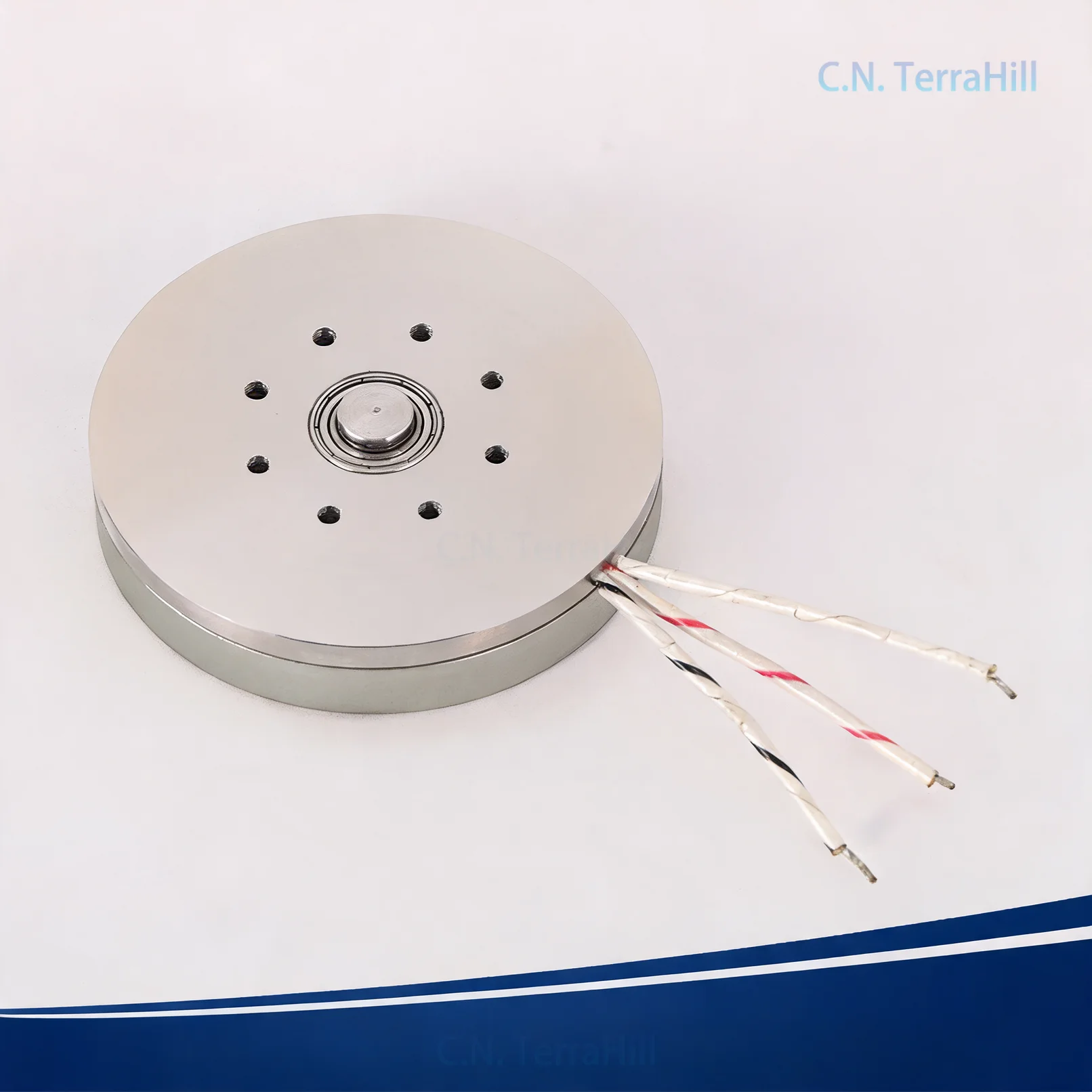Three-Phase High-Speed Brushless Disc Motor, Coreless Outer Rotor Permanent Magnet DC Motor for Industrial Equipment