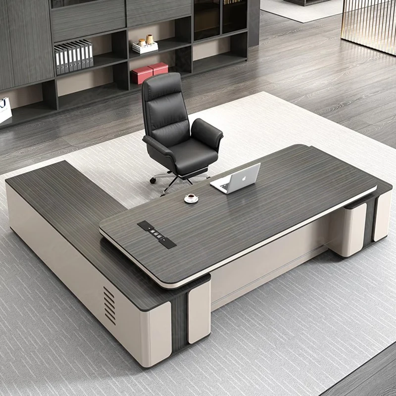 

European Standing Chair Cabinets High Quality Unique Unusual Designer Computer Desks Light Luxury Escritorio Office Furniture