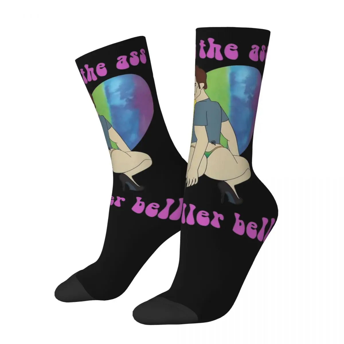 

Winter Warm Hip-hop Men's Women's This Is The Ass Of A Killer Bella Socks Sweat Absorbing Sports Socks