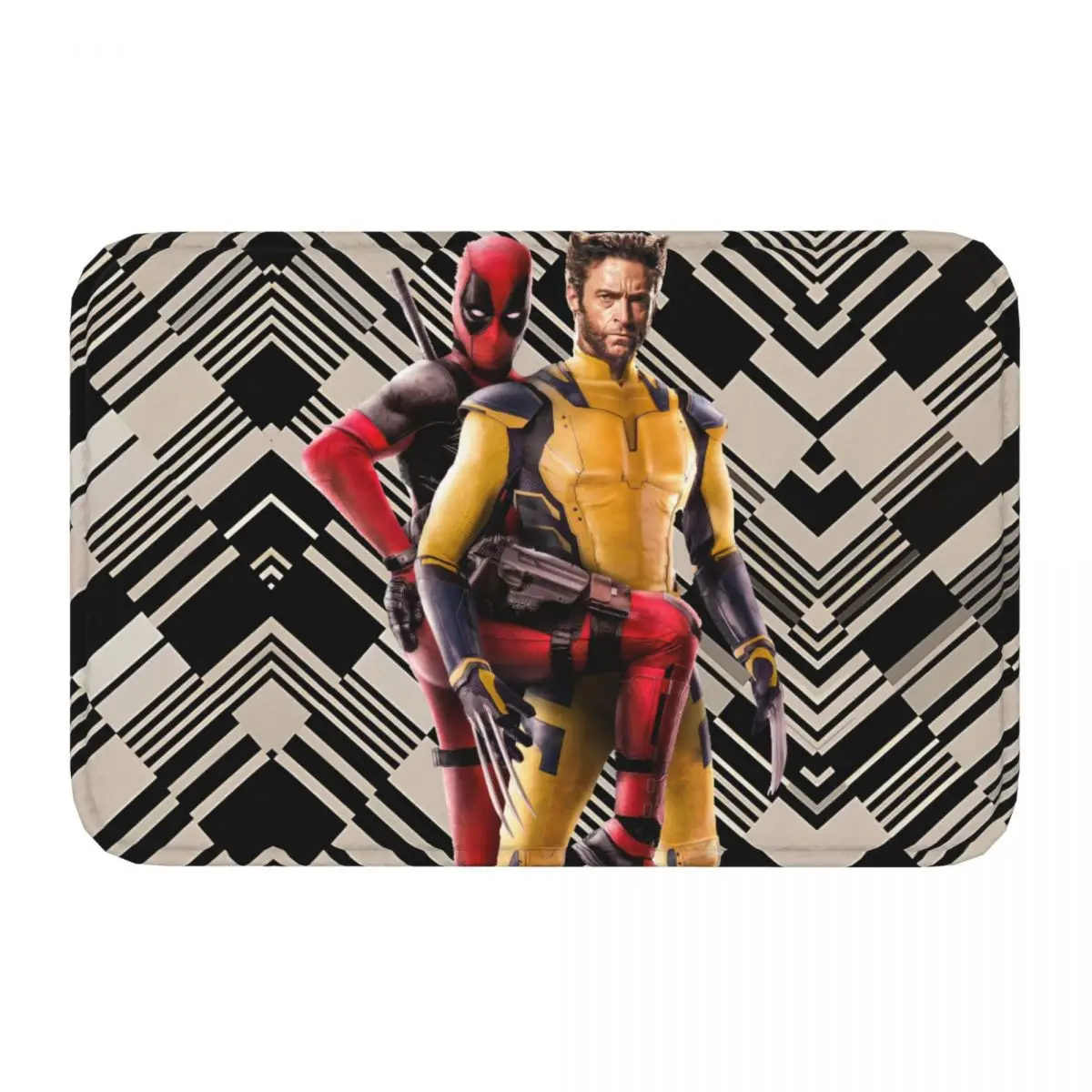 Popular Movies Anti-Slip Doormat Kitchen Mat Deadpool & Wolverine Hallway Carpet Welcome Rug Bedroom Decorative